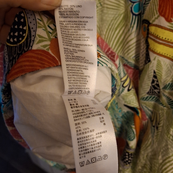 Tommy Bahama Dress If One Can Toucan Sleeveless Shift Dress. - Picture 15 of 16